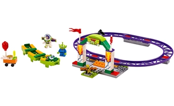  «Конструктор LEGO Toy Story 4 Карнавальные американские горки 98 деталей (10771)», бренда LEGO - фото №2 - миниатюра