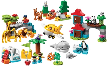  «Конструктор LEGO DUPLO Тварини світу 121 деталь (10907)», бренду LEGO - фото №3 - мініатюра