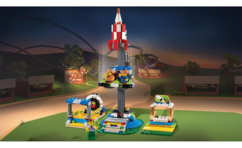  «Конструктор LEGO Creator Ярмарочная карусель 595 деталей (31095)», бренда LEGO - фото №5 - миниатюра