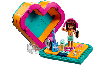  «Конструктор LEGO Friends Скринька-сердечко Андреа 84 деталі (41354)», бренду LEGO - фото №4 - мініатюра