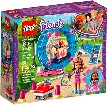 «Конструктор LEGO Friends Ігровий майданчик хом'ячка Олівії 81 деталь (41383)», бренду LEGO - фото №1 - мініатюра