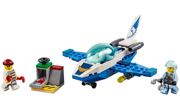  «Конструктор LEGO City Патрульный самолет 54 детали (60206)», бренда LEGO - фото №2 - миниатюра