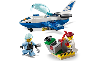  «Конструктор LEGO City Патрульный самолет 54 детали (60206)», бренда LEGO - фото №6 - миниатюра