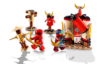  «Конструктор LEGO Ninjago Тренировка в монастыре 122 детали (70680)», бренда LEGO - фото №4 - миниатюра