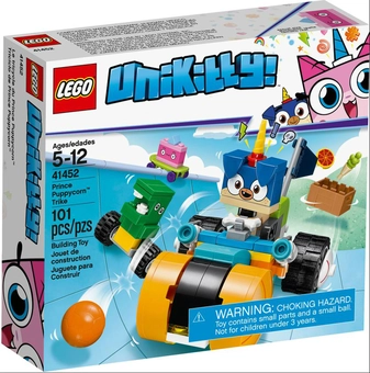  «Конструктор LEGO Unikitty Велосипед принца Паппікорна 101 деталь (41452)», бренду LEGO - фото №1 - мініатюра