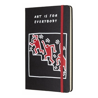  «Блокнот Moleskine Keith Haring черный (LEKH01QP060)», бренда Moleskine - фото №3 - миниатюра