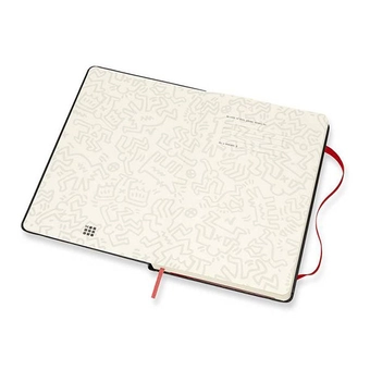  «Блокнот Moleskine Keith Haring черный (LEKH01QP060)», бренда Moleskine - фото №4 - миниатюра