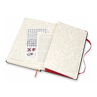  «Блокнот Moleskine Keith Haring черный (LEKH01QP060)», бренда Moleskine - фото №7 - миниатюра