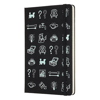  «Записник Moleskine Monopoly середній лінія чорний (LEMOQP060)», бренду Moleskine - фото №3 - мініатюра