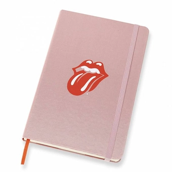  «Блокнот Moleskine Rolling Stones средний розовый (LERSQP060PK)», бренда Moleskine - фото №4 - миниатюра