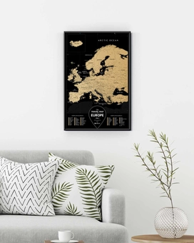 «Скретч карта Европы 1DEA.me Travel Map Black Europe (4820191130708)», бренда 1DEA.me - фото №2 - миниатюра