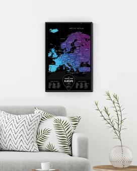 «Скретч карта Европы 1DEA.me Travel Map Black Europe (4820191130708)», бренда 1DEA.me - фото №3 - миниатюра