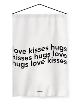 «Прапор 1DEA.me Dream&Do Flag «Love Kisses Hugs» (4820191132139)», бренду 1DEA.me - фото №2 - мініатюра