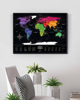  «Скретч-карта мира 1DEA.me Travel Map Black World (BW)», бренда 1DEA.me - фото №17 - миниатюра