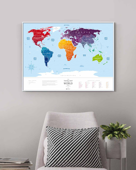 «Скретч карта мира 1DEA.me Travel map Silver World на английском языке (SW)», бренда 1DEA.me - фото №13 - миниатюра