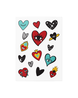 «Тимчасові тату TATTon.me Hearts mix», бренда TATTon.me - фото №3 - миниатюра