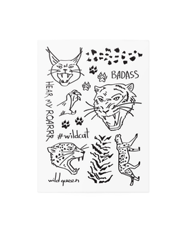 «Тимчасові тату TATTon.me Wildcat mix», бренда TATTon.me - фото №3 - миниатюра