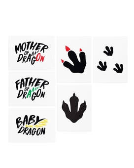  «Временные тату TATTon.me Dragon Family Set», бренда TATTon.me - фото №3 - миниатюра