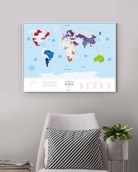 «Скретч карта мира 1DEA.me Travel map Silver World на английском языке (SW)», бренда 1DEA.me - фото №14 - миниатюра