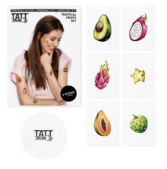 «Временные тату TATTon.me Tropical Fruits set», бренда TATTon.me - фото №5 - миниатюра