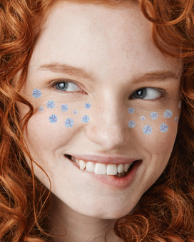 «Тимчасові тату TATTon.me Freckles flowers mix», бренда TATTon.me - фото №4 - миниатюра