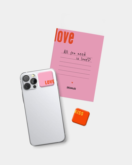  «Открытка с 3D-стикерами Dream&Do Message «Love»‎», бренда 1DEA.me - фото №4 - миниатюра