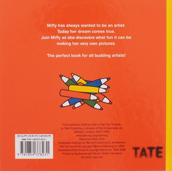 Паперова книга «Miffy the Artist», автор Дік Бруна - фото №2 - мініатюра