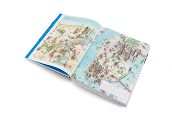 Паперова книга «A Map of the World. The World According to Illustrators and Storytellers», автор Антоніс Антоню - фото №3 - мініатюра