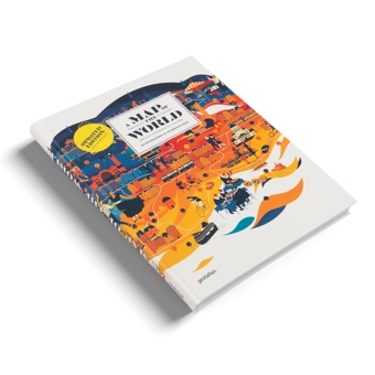 Паперова книга «A Map of the World. The World According to Illustrators and Storytellers», автор Антоніс Антоню - фото №2 - мініатюра