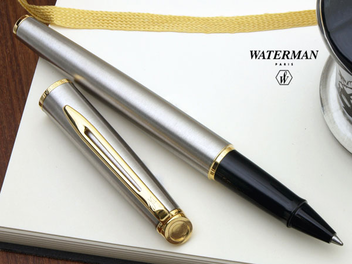  «Ручка-роллер Waterman Hemisphere Stainless Steal GT (42 010)», бренда Waterman - фото №2 - миниатюра
