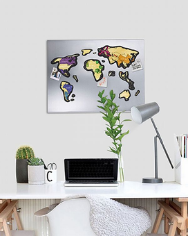  «Скретч карта 1DEA.me Travel Map Magnetic World», бренда 1DEA.me - фото №6 - миниатюра