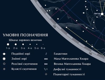 Паперова книга «Зоряне небо. Карта. Північна півкуля» - фото №2 - мініатюра
