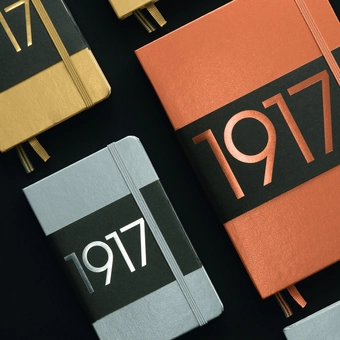  «Карманная записная книжка Leuchtturm1917 Чистые листы Медная (355516)», бренда Leuchtturm1917 - фото №3 - миниатюра
