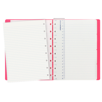  «Блокнот Filofax Saffiano A5 Fluoro Pink (115075)», бренда Filofax - фото №5 - миниатюра
