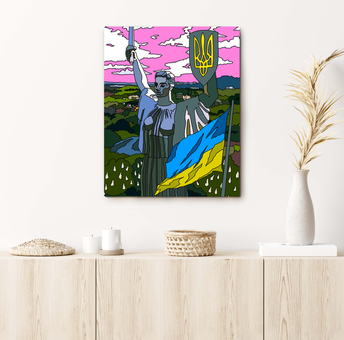 «Картина за номерами Orner Батьківщина-мати (orner-1730)», бренда Orner - фото №5 - миниатюра