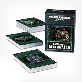  «Набор карт Games Workshop Warhammer 40,000 Datacards: Deathwatch (60220109002)», бренда Games Workshop - фото №2 - миниатюра