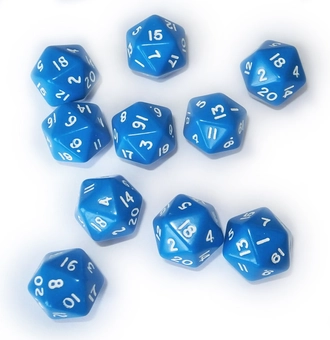 Бумажная книга «Numbers 1-20. Pack of 10 Dice» - фото №1 - миниатюра