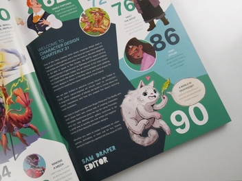 Бумажная книга «Character Design. Quarterly 31» - фото №5 - миниатюра