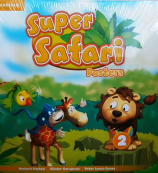 Бумажная книга «Super Safari 2. 10 Posters», авторов Гюнтер Гернгросс, Питер Льюис-Джонс, Герберт Пухта - фото №1 - миниатюра