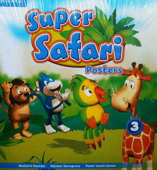 Паперова книга «Super Safari 3. 10 Posters», авторів Ґюнтер Ґернґросс, Пітер Льюїс-Джонс, Герберт Пухта - фото №1 - мініатюра