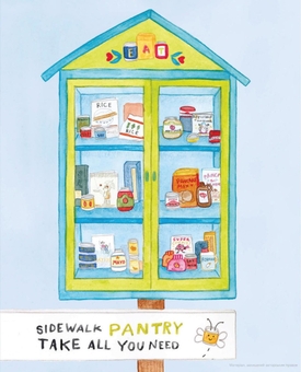 Бумажная книга «Pa, Me, and Our Sidewalk Pantry», автор Тони Буззео - фото №3 - миниатюра