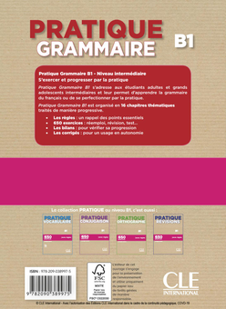 Паперова книга «Pratique Grammaire. Livre B1. Corriges », авторів Эвелин Сирежоль, Джованна Темпеста - фото №2 - мініатюра