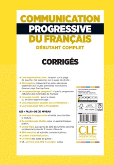 Паперова книга «Corrigés débutant complet A1.1», авторів Дороті Ескоф'є, Камілла Гомі, Ким Та Мін - фото №2 - мініатюра