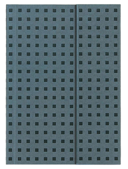  «Записная книжка Paper-Oh Quadro B5 серая на черном в линию (OH9054-0)» - фото №1 - миниатюра