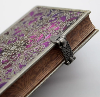  «Записная книжка Paperblanks Серебряная филигрань Обержин карманная нелинованная (PB2889-5)», бренда Paperblanks - фото №4 - миниатюра