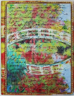 «Записная книжка Paperblanks Манускрипты Клод Моне Мост большая нелинованная (PB1940-4)», бренда Paperblanks - фото №2 - миниатюра