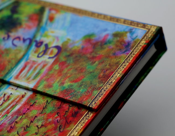 «Записная книжка Paperblanks Манускрипты Клод Моне Мост средняя нелинованная (PB1918-3)», бренда Paperblanks - фото №3 - миниатюра