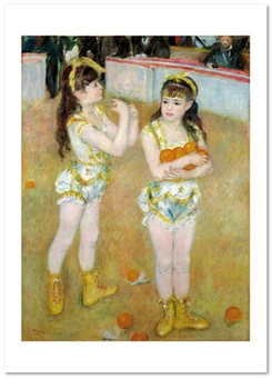 «Открытка Pierre-Auguste Renoir — Acrobats at the Cirque Fernando (PAR04)», бренда Artistic Card - фото №1 - миниатюра