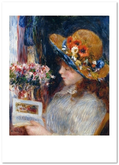 «Открытка Pierre-Auguste Renoir — Reading Girl (PAR18)», бренда Artistic Card - фото №1 - миниатюра