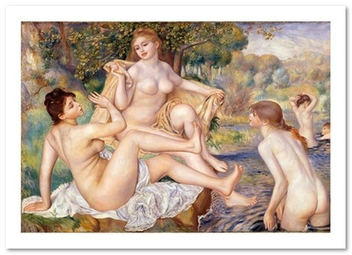  «Открытка Pierre-Auguste Renoir — The Large Bathers (PAR31)», бренда Artistic Card - фото №1 - миниатюра